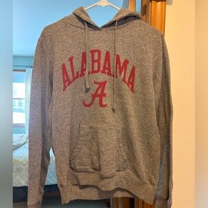 League Gray Alabama hoodie with Red Accents